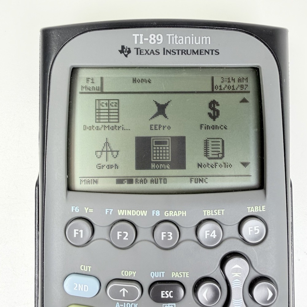 Texas Instruments TI-89 Titanium Advanced Graphing Calculator Tested Working - Picture 4 of 9